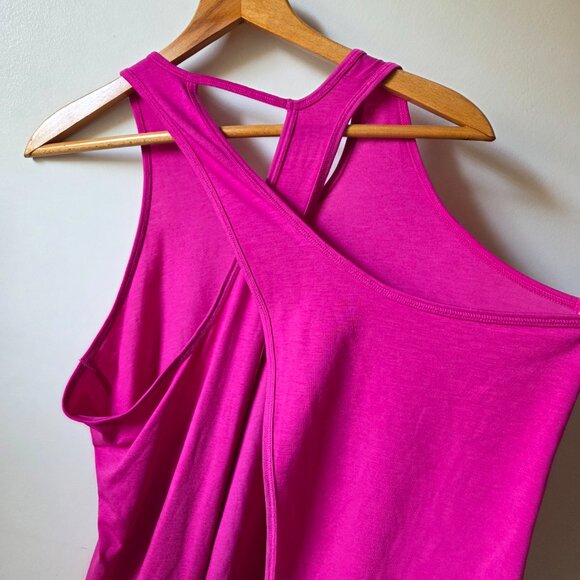 EUC ATHLETA PINK X WRAP BACK TANK TOP SIZE SMALL - Picture 7 of 11